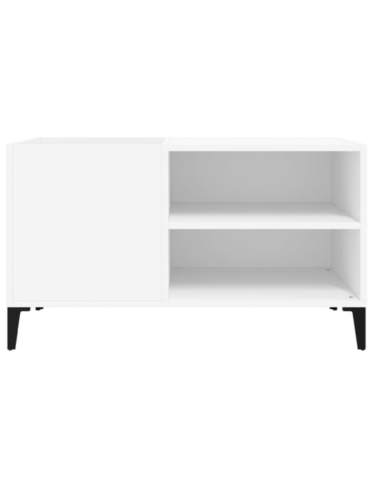 Skříňka na LP desky bílá 84,5 x 38 x 48 cm kompozitní dřevo