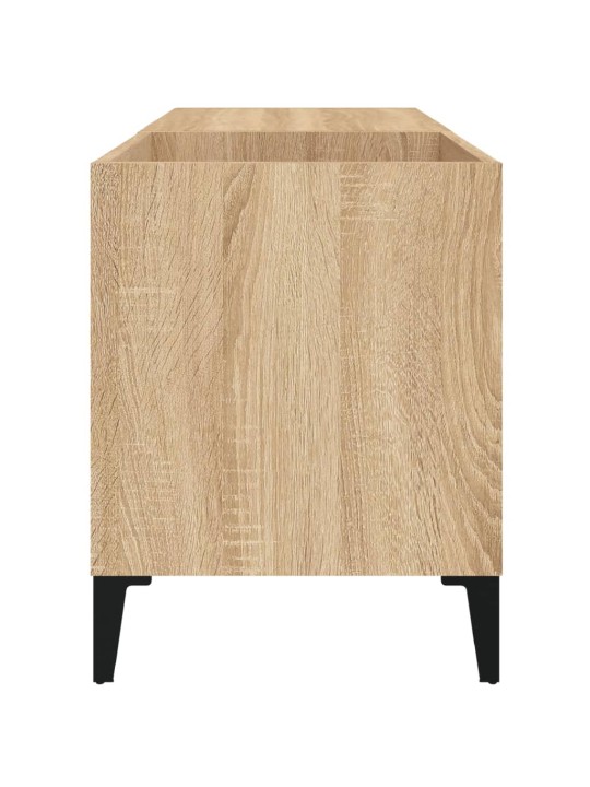 Skříňka na LP desky dub sonoma 84,5x38x48 cm kompozitní dřevo