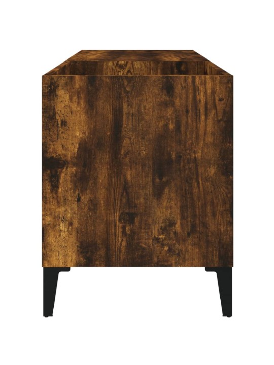 Skříňka na LP desky kouřový dub 84,5x38x48 cm kompozitní dřevo