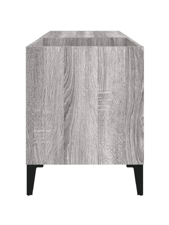 Skříňka na LP desky šedá sonoma 84,5x38x48 cm kompozitní dřevo