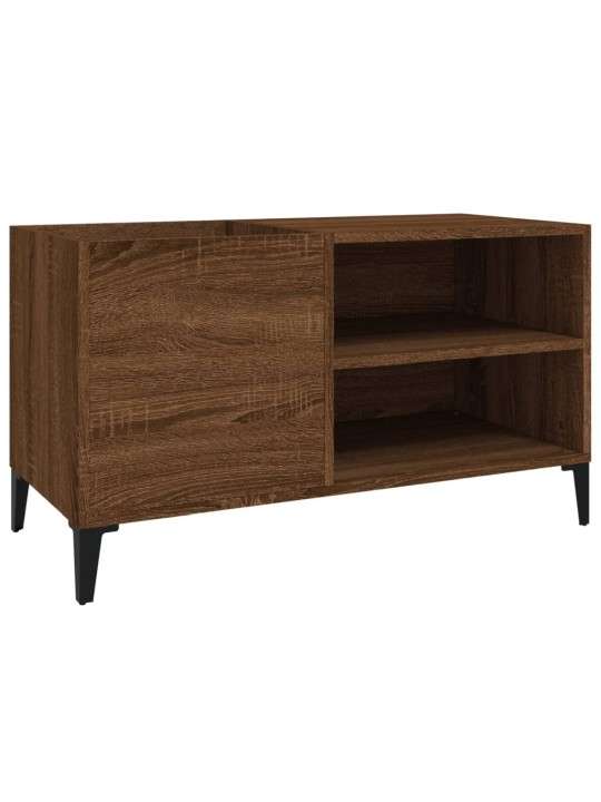 Skříňka na LP desky hnědý dub 84,5x38x48 cm kompozitní dřevo