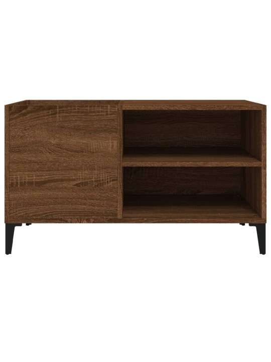 Skříňka na LP desky hnědý dub 84,5x38x48 cm kompozitní dřevo