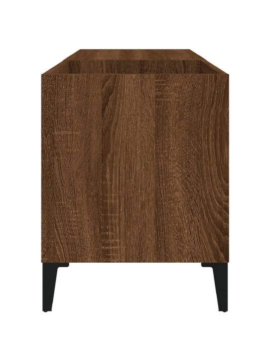 Skříňka na LP desky hnědý dub 84,5x38x48 cm kompozitní dřevo