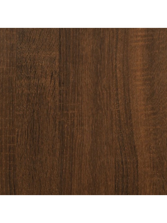 Skříňka na LP desky hnědý dub 84,5x38x48 cm kompozitní dřevo