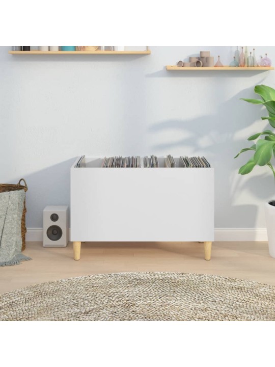 Skříňka na LP desky bílá 74,5 x 38 x 48 cm kompozitní dřevo