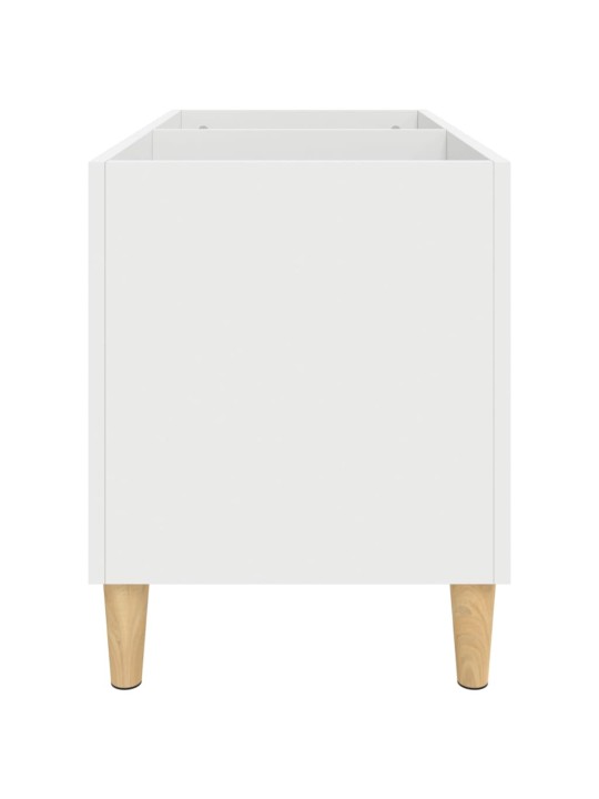 Skříňka na LP desky bílá 74,5 x 38 x 48 cm kompozitní dřevo