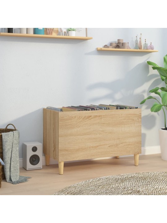 Skříňka na LP desky dub sonoma 74,5x38x48 cm kompozitní dřevo
