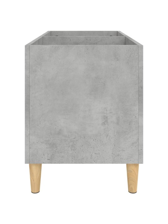 Skříňka na LP desky betonově šedá 74,5x38x48cm kompozitní dřevo