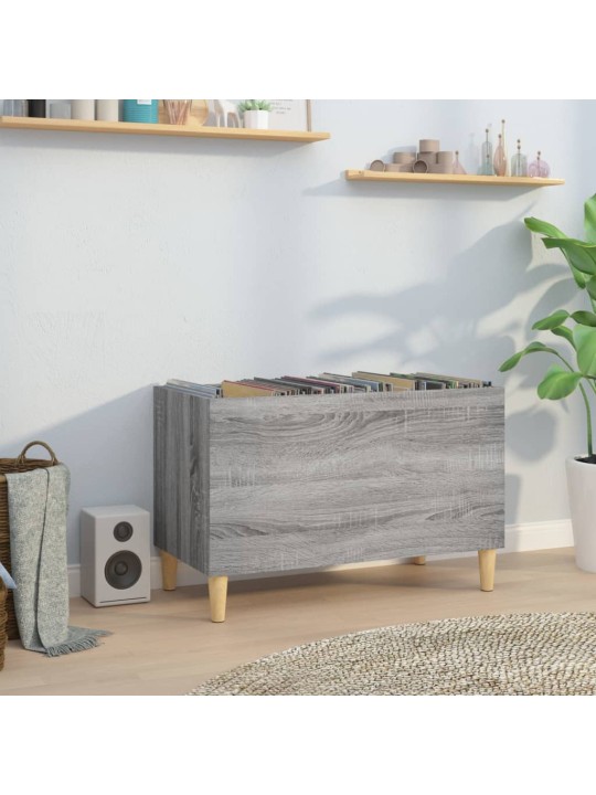 Skříňka na LP desky šedá sonoma 74,5x38x48 cm kompozitní dřevo
