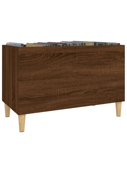 Skříňka na LP desky hnědý dub 74,5x38x48 cm kompozitní dřevo