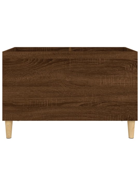 Skříňka na LP desky hnědý dub 74,5x38x48 cm kompozitní dřevo