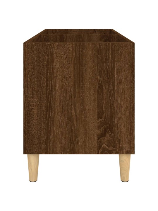 Skříňka na LP desky hnědý dub 74,5x38x48 cm kompozitní dřevo