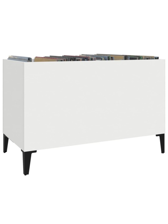 Skříňka na LP desky bílá 74,5 x 38 x 48 cm kompozitní dřevo