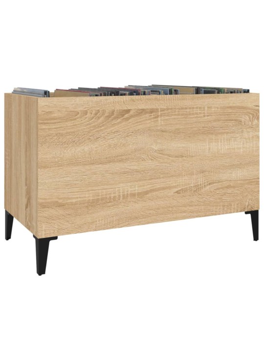Skříňka na LP desky dub sonoma 74,5x38x48 cm kompozitní dřevo