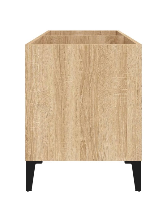 Skříňka na LP desky dub sonoma 74,5x38x48 cm kompozitní dřevo