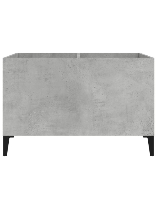 Skříňka na LP desky betonově šedá 74,5x38x48cm kompozitní dřevo
