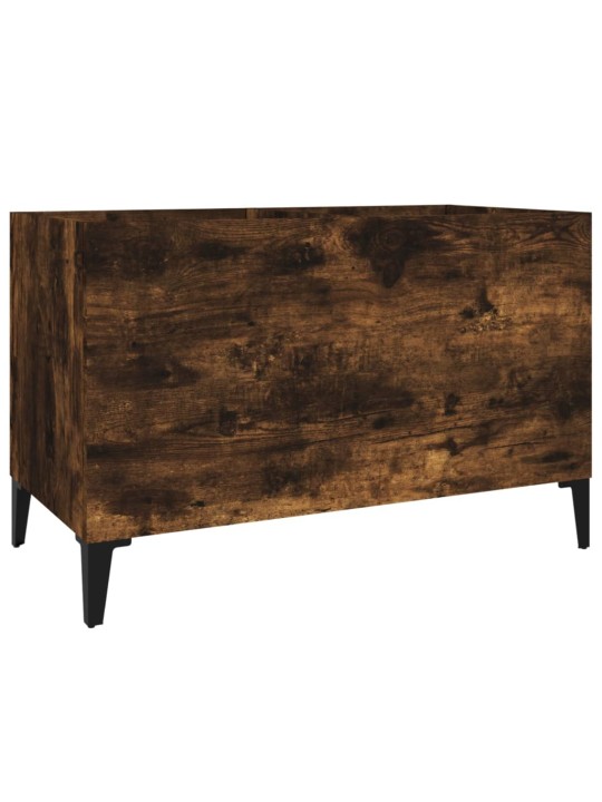 Skříňka na LP desky kouřový dub 74,5x38x48 cm kompozitní dřevo