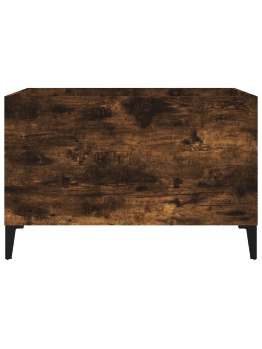 Skříňka na LP desky kouřový dub 74,5x38x48 cm kompozitní dřevo