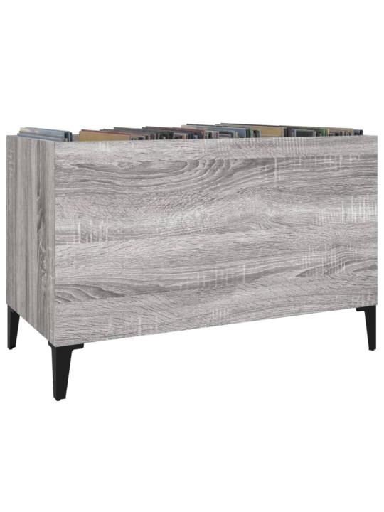 Skříňka na LP desky šedá sonoma 74,5x38x48 cm kompozitní dřevo