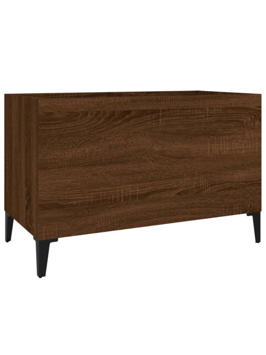 Skříňka na LP desky hnědý dub 74,5x38x48 cm kompozitní dřevo