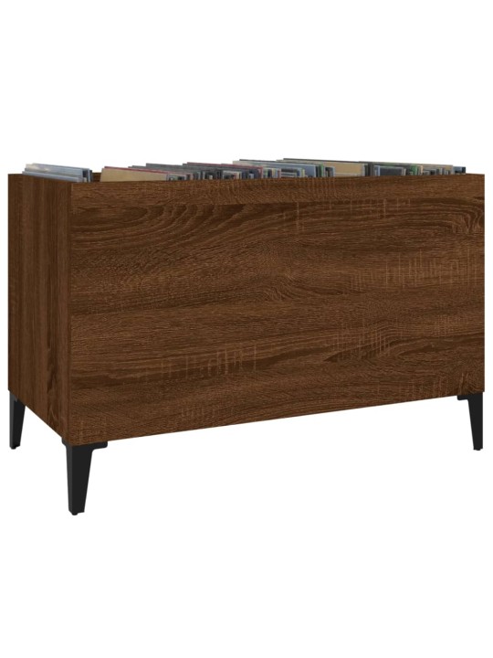 Skříňka na LP desky hnědý dub 74,5x38x48 cm kompozitní dřevo