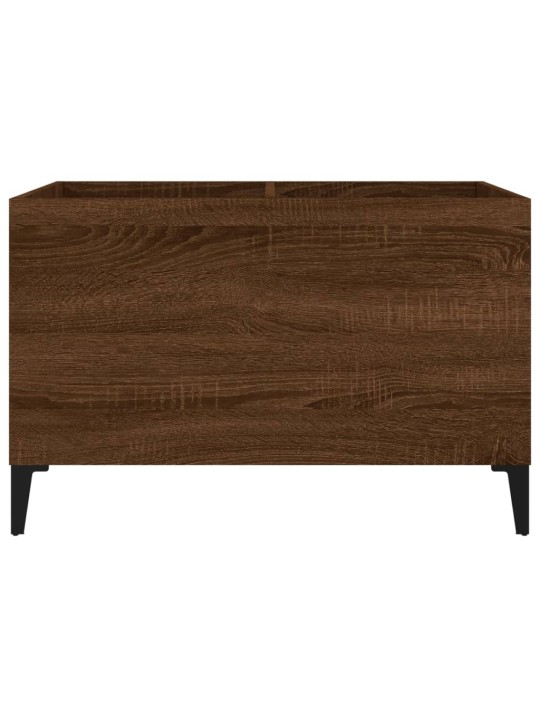 Skříňka na LP desky hnědý dub 74,5x38x48 cm kompozitní dřevo