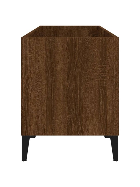Skříňka na LP desky hnědý dub 74,5x38x48 cm kompozitní dřevo