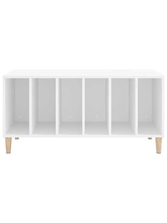 Skříňka na LP desky bílá 100 x 38 x 48 cm kompozitní dřevo