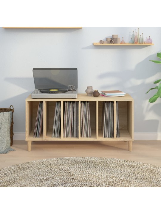 Skříňka na LP desky dub sonoma 100x38x48 cm kompozitní dřevo