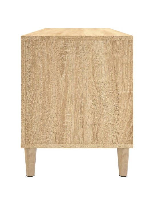 Skříňka na LP desky dub sonoma 100x38x48 cm kompozitní dřevo