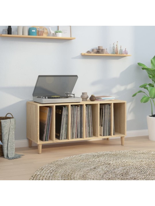 Skříňka na LP desky dub sonoma 100x38x48 cm kompozitní dřevo