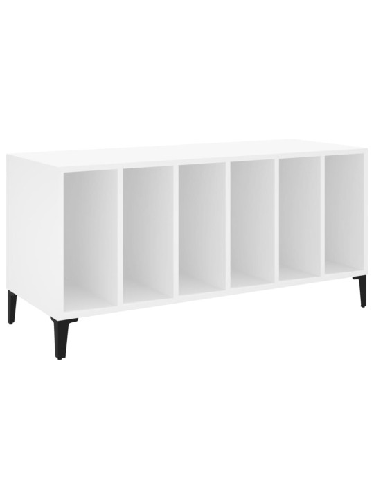 Skříňka na LP desky bílá 100 x 38 x 48 cm kompozitní dřevo
