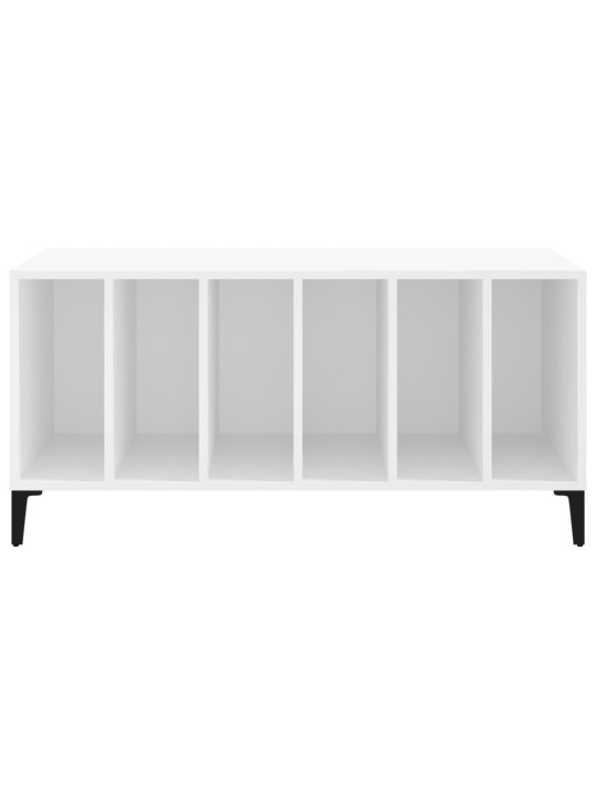 Skříňka na LP desky bílá 100 x 38 x 48 cm kompozitní dřevo