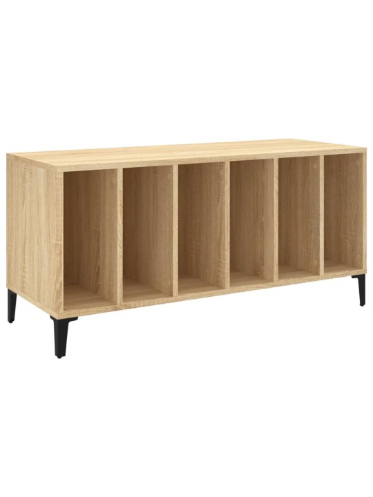 Skříňka na LP desky dub sonoma 100x38x48 cm kompozitní dřevo