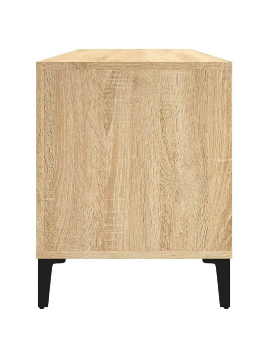 Skříňka na LP desky dub sonoma 100x38x48 cm kompozitní dřevo