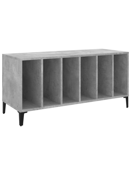 Skříňka na LP desky betonově šedá 100x38x48 cm kompozitní dřevo