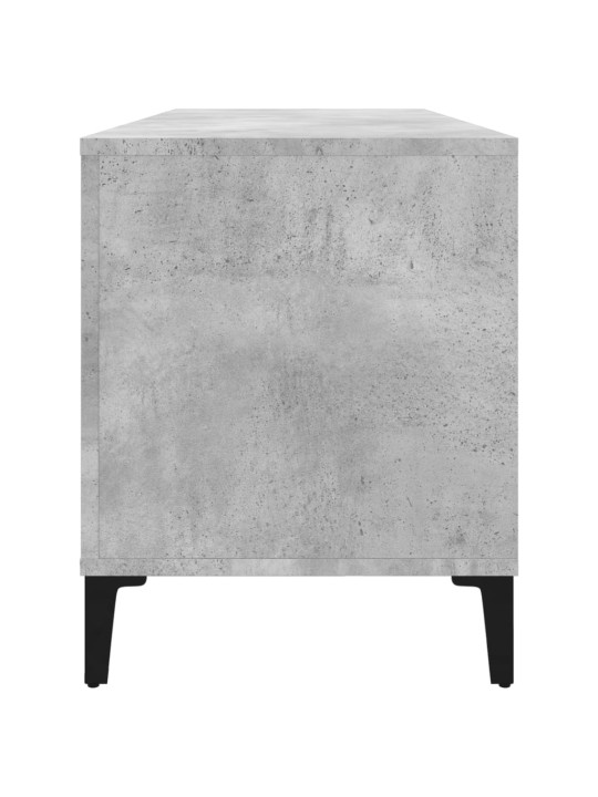 Skříňka na LP desky betonově šedá 100x38x48 cm kompozitní dřevo