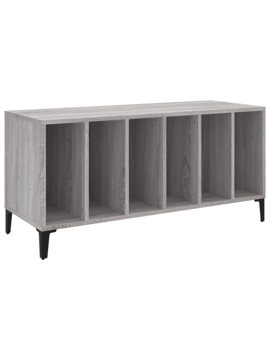 Skříňka na LP desky šedá sonoma 100x38x48 cm kompozitní dřevo