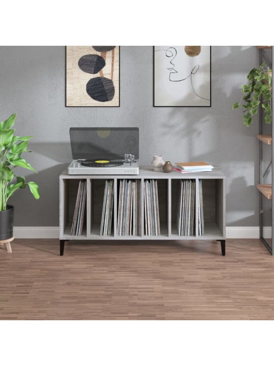 Skříňka na LP desky šedá sonoma 100x38x48 cm kompozitní dřevo