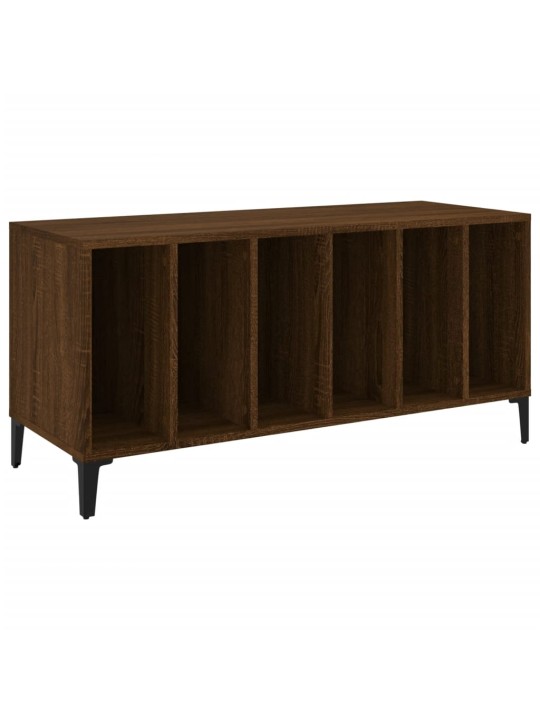 Skříňka na LP desky hnědý dub 100x38x48 cm kompozitní dřevo