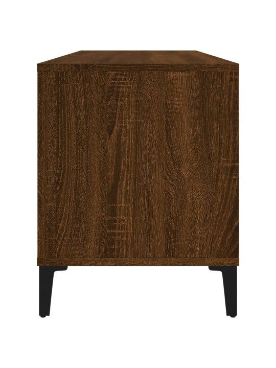 Skříňka na LP desky hnědý dub 100x38x48 cm kompozitní dřevo