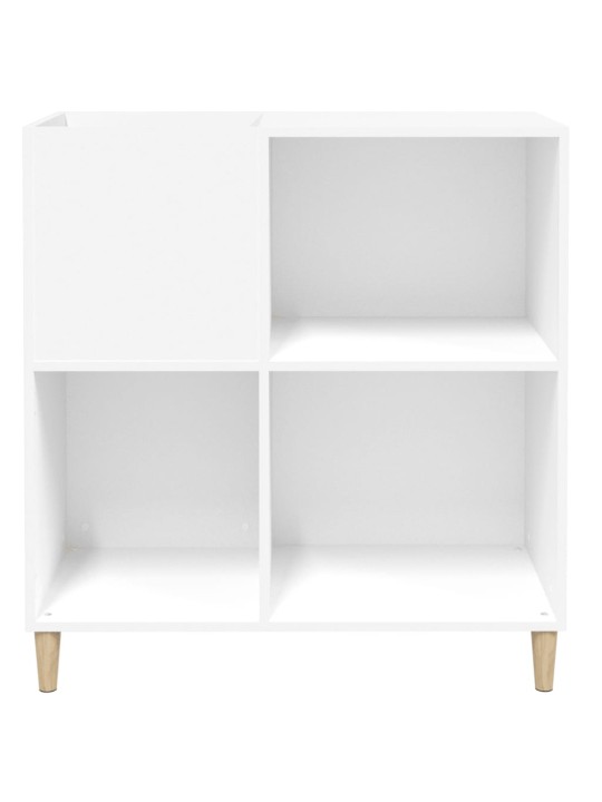 Skříňka na LP desky bílá 84,5 x 38 x 89 cm kompozitní dřevo