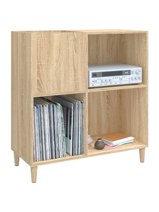 Skříňka na LP desky dub sonoma 84,5x38x89 cm kompozitní dřevo