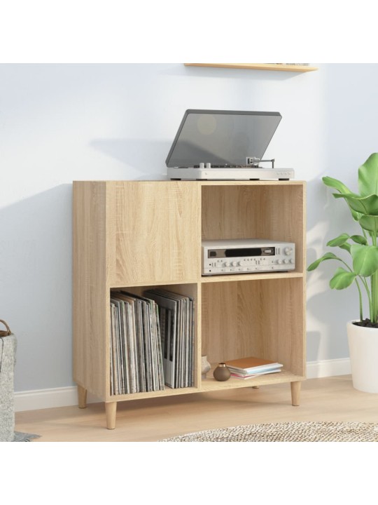 Skříňka na LP desky dub sonoma 84,5x38x89 cm kompozitní dřevo
