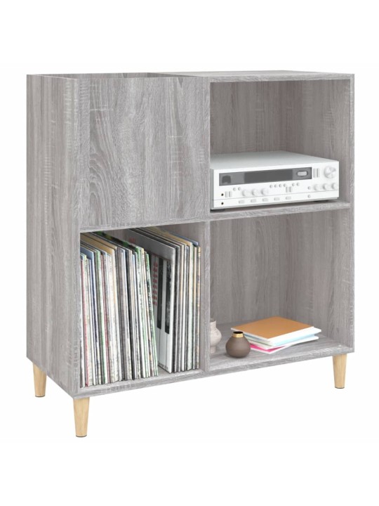 Skříňka na LP desky šedá sonoma 84,5x38x89 cm kompozitní dřevo