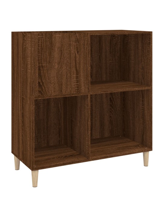 Skříňka na LP desky hnědý dub 84,5x38x89 cm kompozitní dřevo