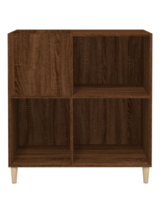 Skříňka na LP desky hnědý dub 84,5x38x89 cm kompozitní dřevo