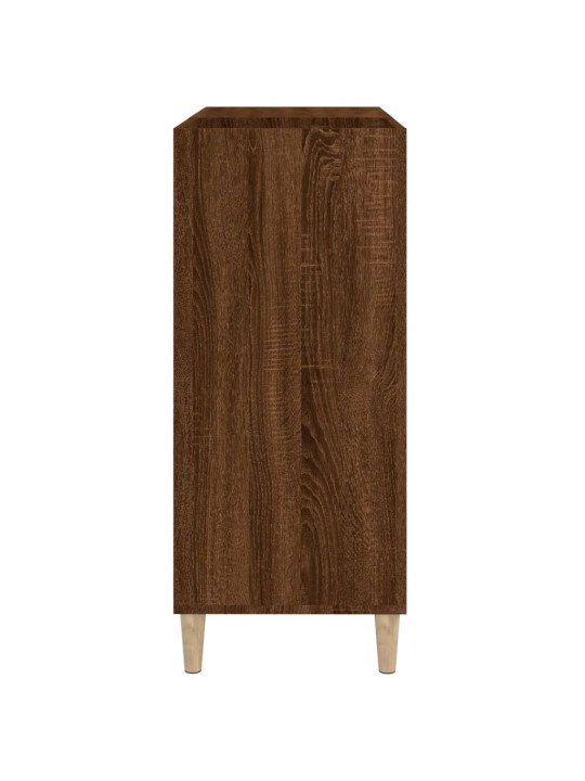 Skříňka na LP desky hnědý dub 84,5x38x89 cm kompozitní dřevo