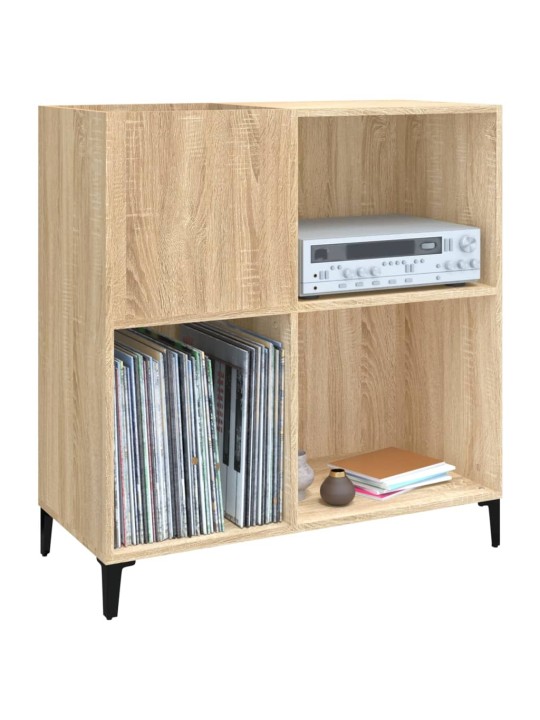 Skříňka na LP desky dub sonoma 84,5x38x89 cm kompozitní dřevo