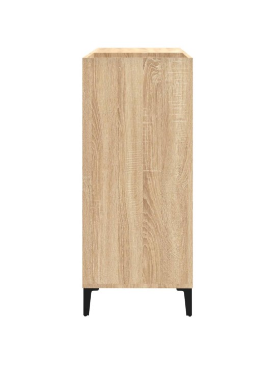 Skříňka na LP desky dub sonoma 84,5x38x89 cm kompozitní dřevo